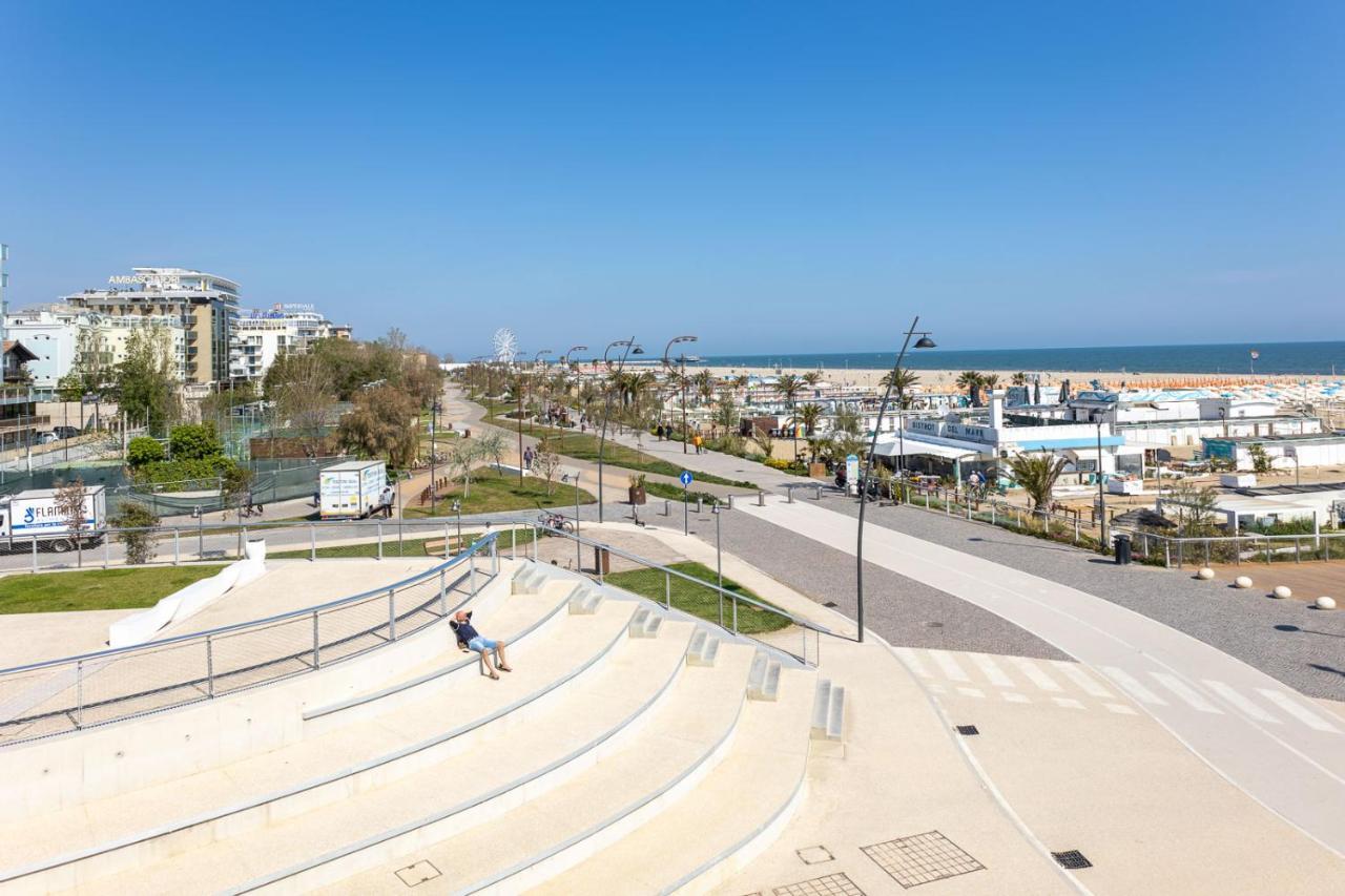 Bilocale Con Giardino A 200Mt Dal Mare - Homeunity ريميني المظهر الخارجي الصورة